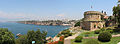 A panorama of Antalya with the Roman era Hıdırlık Tower