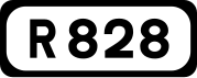 R828 road shield}}