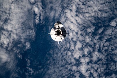 Crew Dragon Endeavour approaching the International Space Station