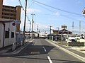 忠岡町内を走るJR阪和線 （忠岡町と和泉市の境界線付近）