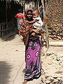 Image 20A woman in Kenya wearing kanga (from Culture of Africa)