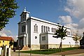 Iglesia de Sainte-Barbe de Crusnes[16]​ (Lorena), pórticos en acero y chapa, 1939, prototipo de la Société de Wendel para la exportación.