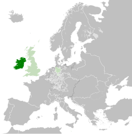 Regno d'Irlanda - Localizzazione