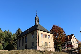 Wallfahrtskirche Kleinheiligkreuz und der Gasthof