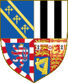 Arms granted to the Brabourne descendants of Earl Mountbatten of Burma's elder daughter.