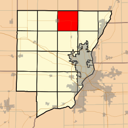 Location in Peoria County