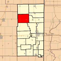 Location in Vermilion County