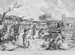 Le marché de Salaga