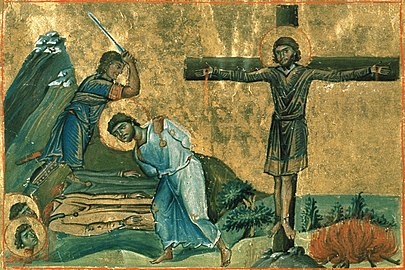 Martyrs Theodore of Perge in Pamphylia, his mother Philippa, and Dioscorus, Socrates, and Dionysius.
