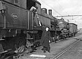 NS 6006 during shunting at the yard in Roosendaal (1950)