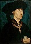 One of several copies of van der Weyden's now lost Portrait of Philip the Good[13]