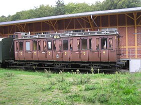 Prussian compartment coach with brakeman's cabin