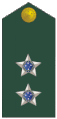 Insignia de Teniente primero del Ejército Brasileño.