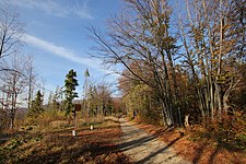 Przejście graniczne Beskidek-Beskydek, znaki graniczne nr 38/1 i 38/2 (październik 2019)