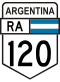 National Route 120 shield}}