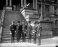 Du Xigui, third from left, in ROCN delegation to Washington D.C. in 1930