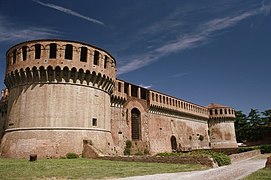 La rocca vista dall'esterno