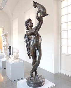 Charles Gumery, Faune jouant avec un chevreau (1854), Montpellier, musée Fabre.