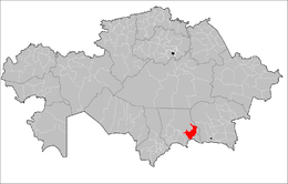 Distretto di Šu – Localizzazione