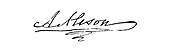 signature d'Archibald Alison