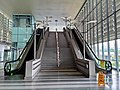 Escalator and stairs to Upper Concourse of MRT.