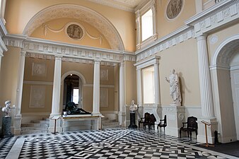 Interni di Syon House (1760) di Robert Adam, uno dei migliori interni neoclassici in Inghilterra.