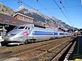 TGV Париж-Мілан на станції Gare de Modane