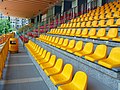 Seats in the grandstand