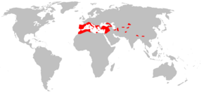 Description de l'image Tadarida teniotis distribution Map.png.