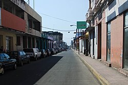 Streets of Tapachula in Chiapas