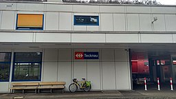 Järnvägsstationen i Tecknau