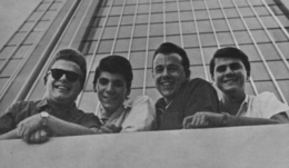The Knickerbockers in 1965. Left to right: Buddy Randall, Beau Charles, Jimmy Walker, John Charles.