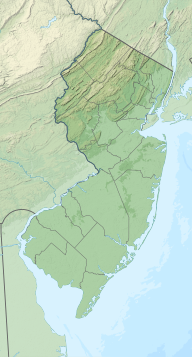 Location of Splitrock Reservoir in New Jersey, USA.