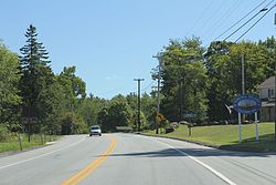 Sign for Verona Island on US1