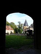 Vue sur la cour intérieure.