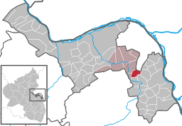 Läget för Zornheim i Landkreis Mainz-Bingen