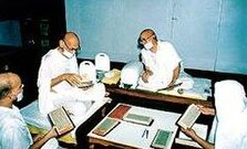 Aagam Manthan and Translation Research under Ganadhipati Gurudev Shree Tulsi , Acharya Shree Mahapragya , Yuvacharya Shree Mahashraman and Sadhvi-Pramukha Shree Kanakprabha Ji