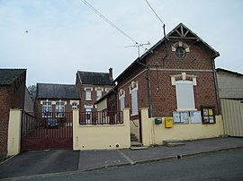 The town hall and school in Beaucourt-sur-l'Ancre
