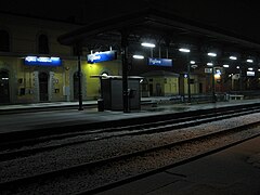 Platform 3 by night