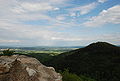 View to the east, Heidriegel mountain on the right