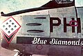 Captain Tony Bautista became a member of the famous Blue Diamonds, emblem shown here, The Aerobatic Team of the PAF