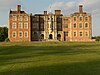 South façade of Bramshill House, a Jacobean mansion in Hampshire, England