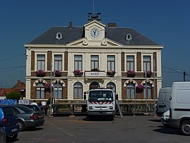 The town hall in Bruay-sur-l'Escaut
