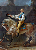 Retrato ecuestre del conde Stanislas Potocki (1781)