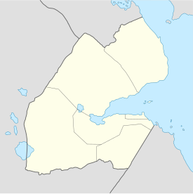 Carte des aéroports de Djibouti