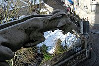 Gargoyle on Sacre Coeur, Paris