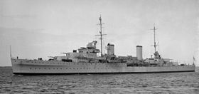 illustration de HMAS Hobart (D63)