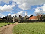 Entrance Gate Curtain Walls and Barn to East of Hunstanton Hall