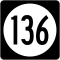 alt3=1961 Iowa 136 route marker route marker