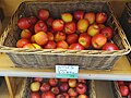 A display of jazz apples in Auckland, New Zealand